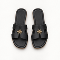Claquettes Femme Chic à Abeille Dorée – Confort & Élégance